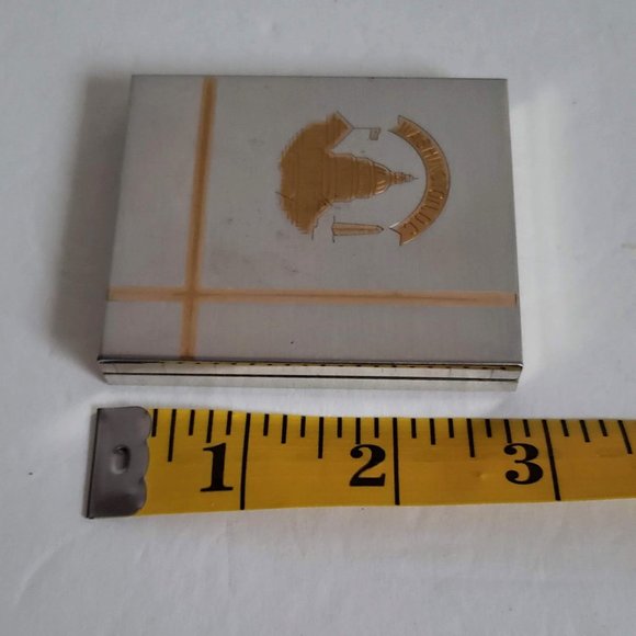 Lot 3pcs Hinged Metal Boxes Cases Holder - Picture 8 of 9